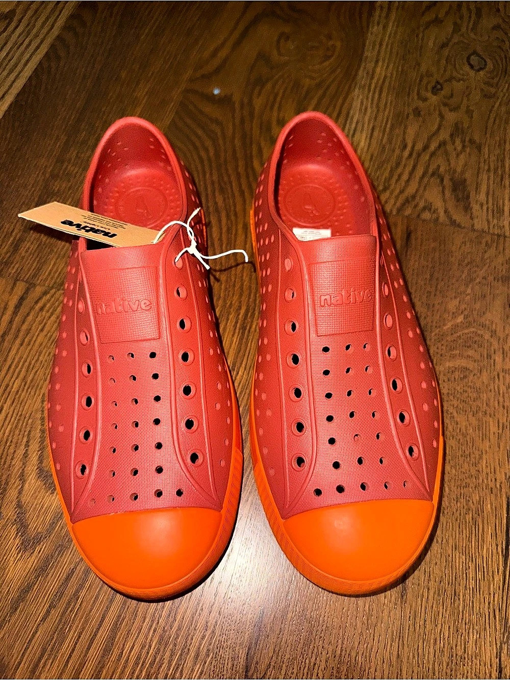 Native Jefferson Sneakers Red & Orange US 5 NWT
